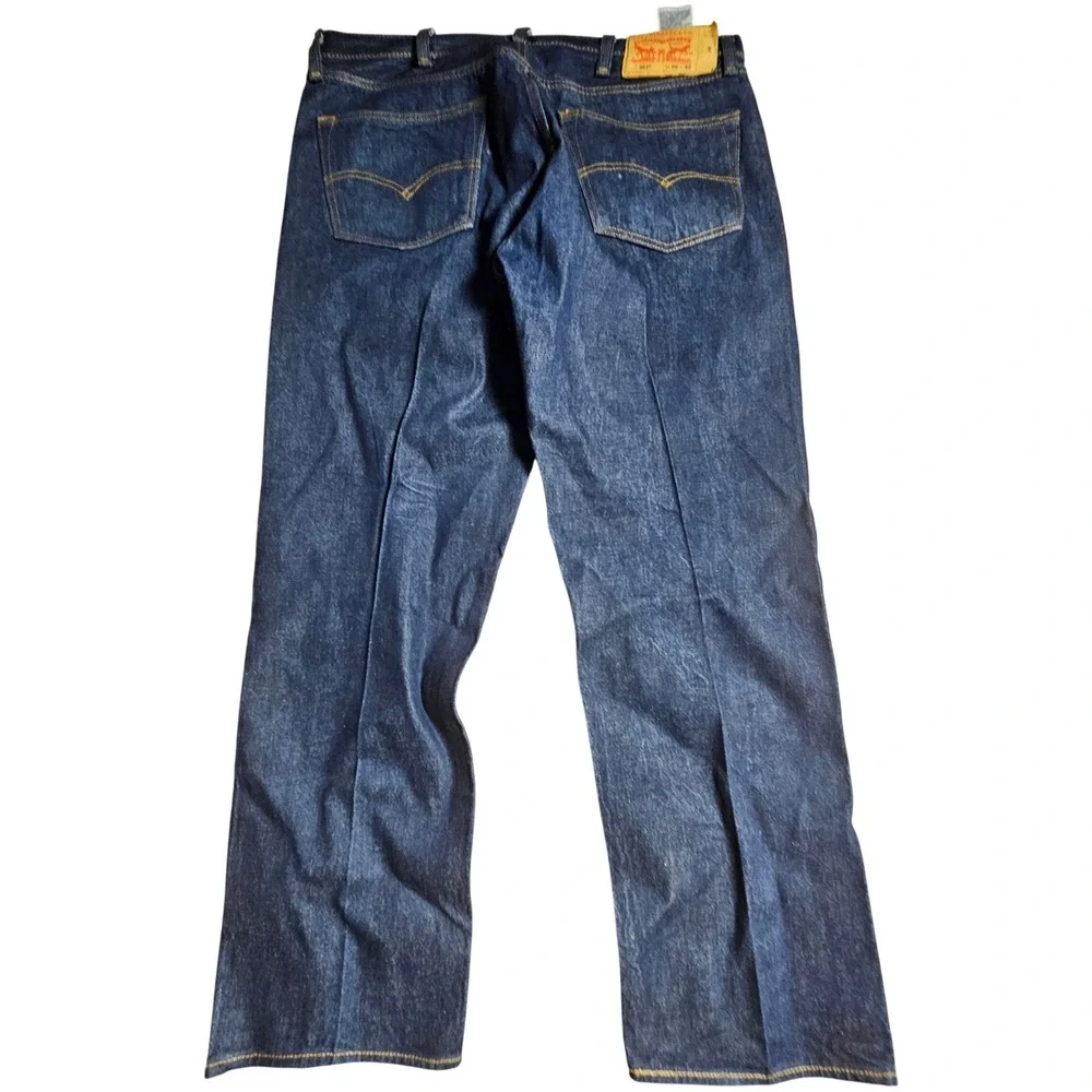 Levi's 501 Original Fit Jeans 40x32 Straight Button Fly‎ Dark Wash Closet Staple